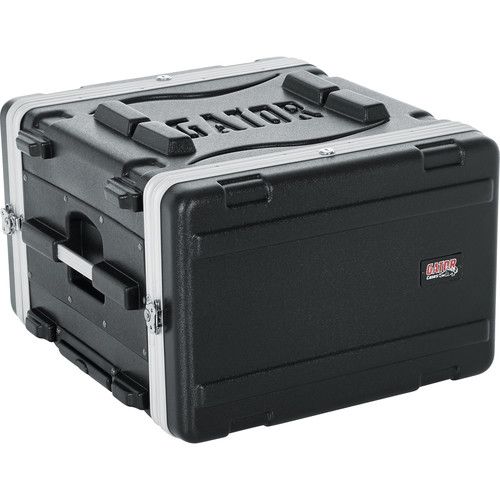  Gator GRR-6L Roller Rack Case (Black, 2-Pack)