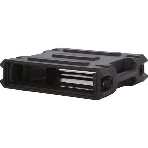  Gator G-PRO-2U-19 2-Space Rotationally Molded Rack Case