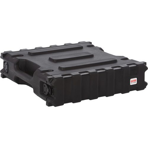  Gator G-PRO-2U-19 2-Space Rotationally Molded Rack Case