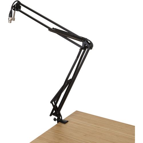  Gator Frameworks Desk-Mounted Broadcast/Podcast Boom Arm Mic Stand