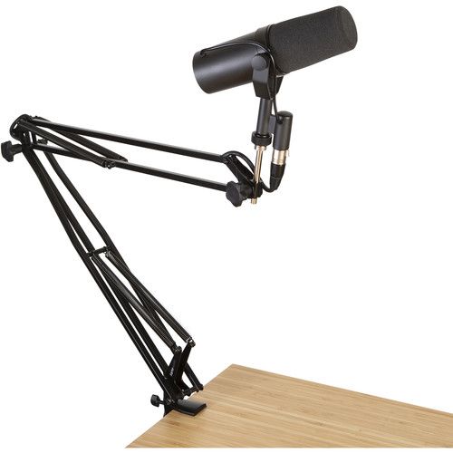  Gator Frameworks Desk-Mounted Broadcast/Podcast Boom Arm Mic Stand