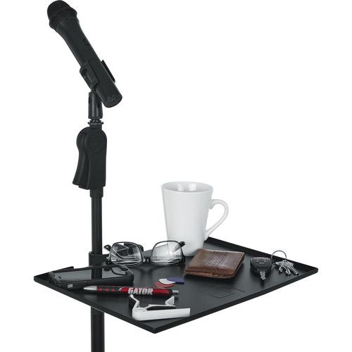  Gator Frameworks Large Microphone-Stand Accessory Shelf (11 x 15