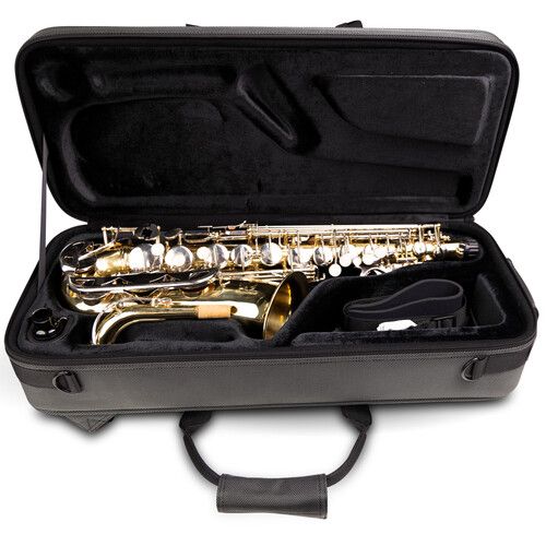  Gator Adagio Series Rectangular EPS Polyfoam Lightweight Case for Eb Alto Saxophone