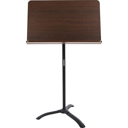  Gator Wooden Conductor Music Stand with Brushed Metal Base