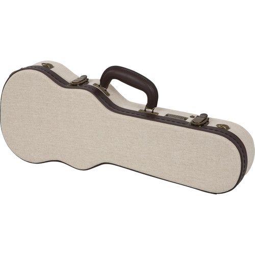  Gator Deluxe Wood Case for Soprano Style Ukulele (Beige)