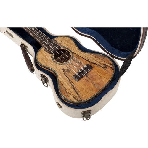  Gator Deluxe Wood Case for Tenor Style Ukulele (Beige)