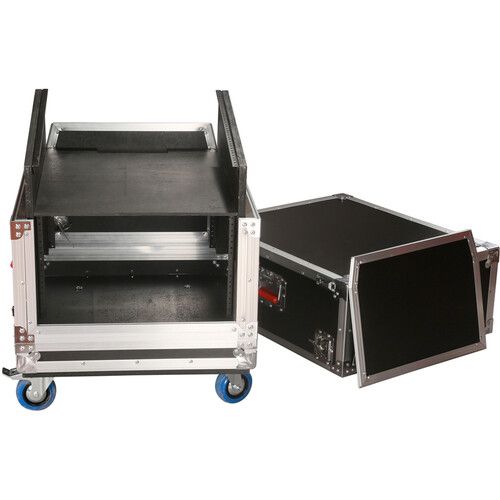  Gator 14U Top & 6U Bottom G-Tour ATA Console Wood Flight Rack Case