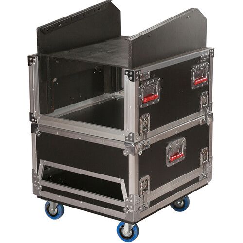  Gator 14U Top & 6U Bottom G-Tour ATA Console Wood Flight Rack Case