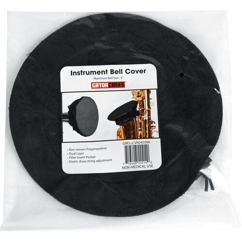  Gator Black Bell Cover with Merv 13 Filter (2 to 3