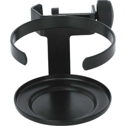  Gator Single Cup Beverage Holder Mount for Mic Stand