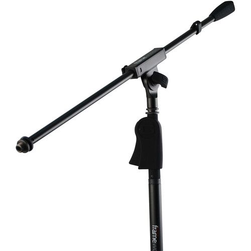  Gator Frameworks Tripod Mic Stand with Deluxe One-Handed Clutch and Single Section Boom
