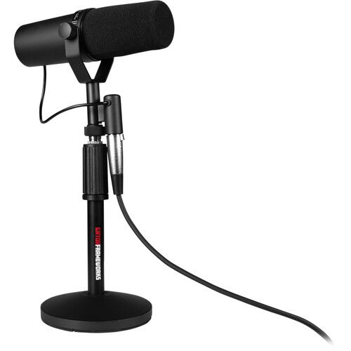  Gator Desktop Mic Stand with XLR Cable (2-Pack)