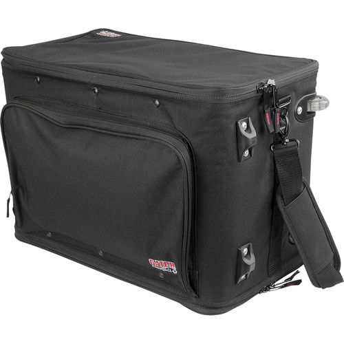  Gator 4U Lightweight Rolling Rack Bag (Black)