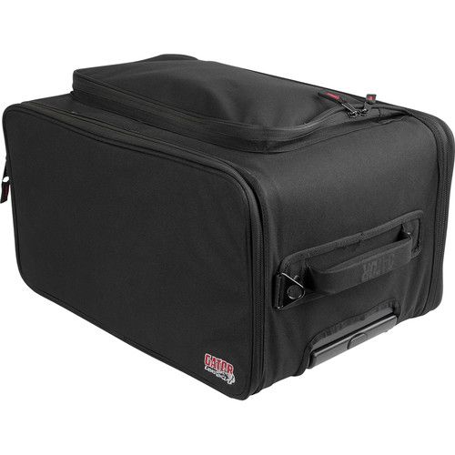  Gator 4U Lightweight Rolling Rack Bag (Black)