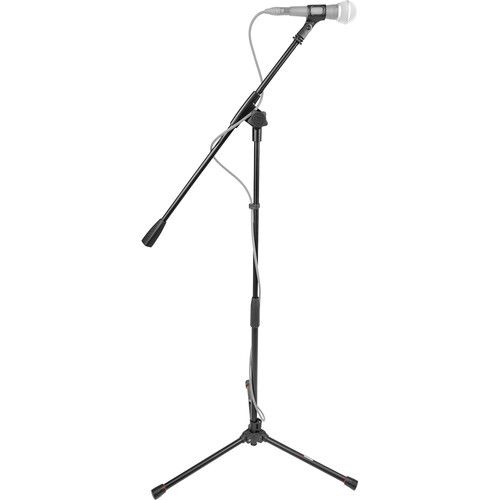  Gator Frameworks Compact Fixed Boom Mic Stand with Tripod Base