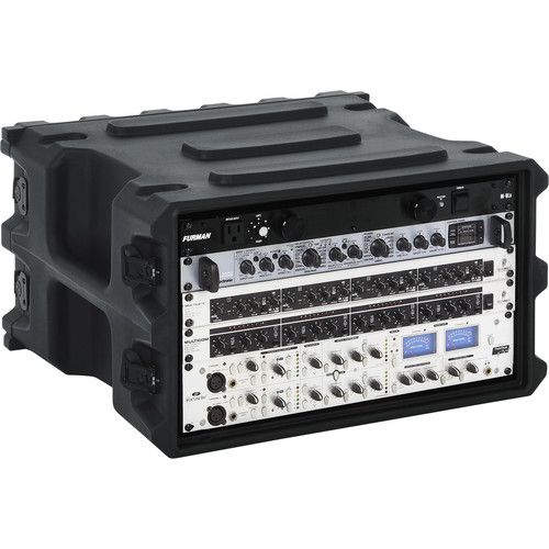  Gator G-PRO-6U-19 6-Space Rotationally Molded Rack Case