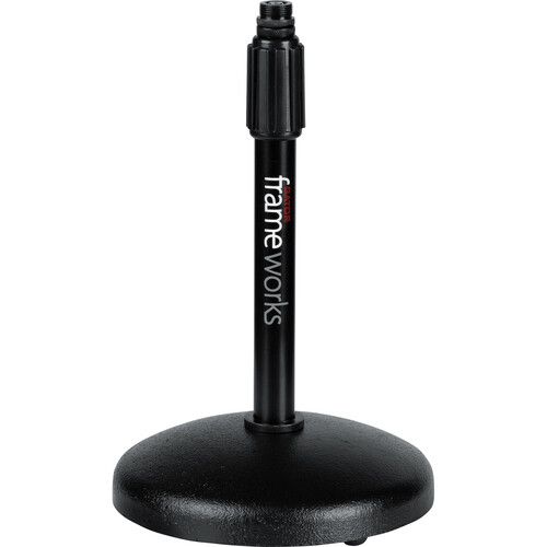  Gator Frameworks Round-Base Desktop Mic Stand