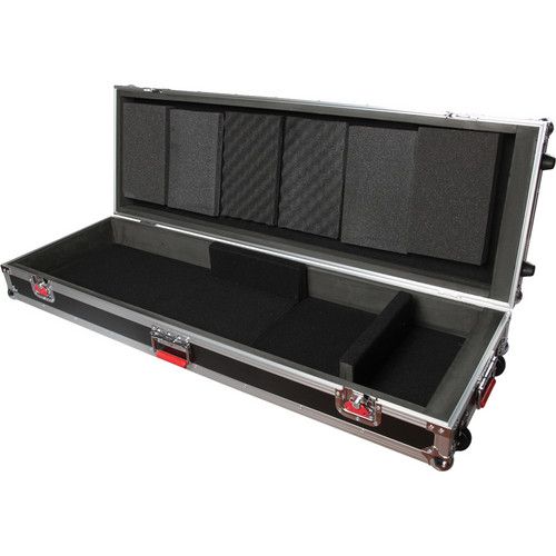  Gator G-Tour ATA Wood Flight Case for Roland Fantom G8 & Similar-Sized Extra Large 88-Note Keyboards (Black)