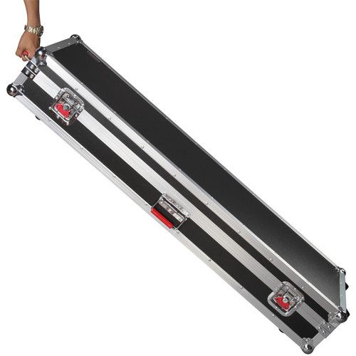  Gator G-Tour ATA Wood Flight Case for Roland Fantom G8 & Similar-Sized Extra Large 88-Note Keyboards (Black)