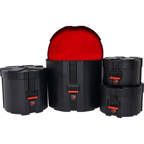  Gator Grooves Roto-Molded 4-Pack Jazz Fusion Drum Case