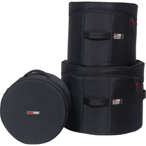  Gator ICON Series Bop Drum Set Bag 3-Pack