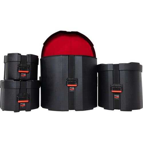  Gator Grooves Roto-Molded 4-Pack Rock Drum Case