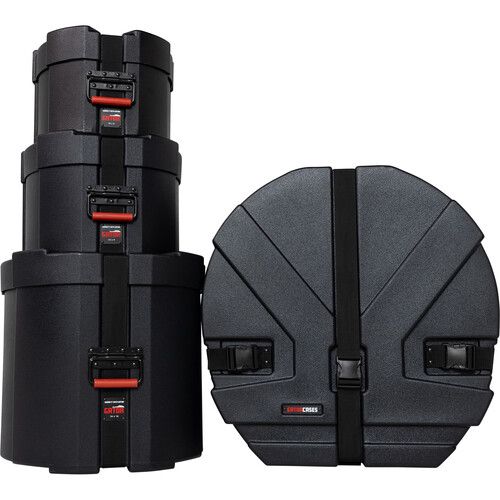  Gator Grooves Roto-Molded 4-Pack Rock Drum Case