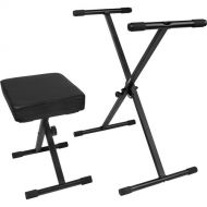 Gator Frameworks Keyboard Bench and X-Stand Set