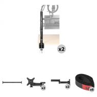 Gator Frameworks ID Creator Tree Dual Monitor Mount & Accessory Kit (26