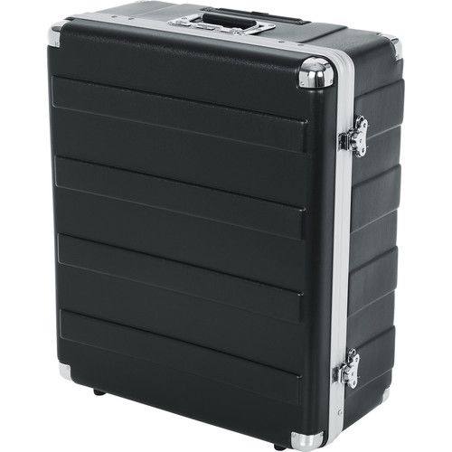  Gator G-MIX-12PU 12 Space ATA Pop-Up Mixer Case with Roller Blade Wheels and Pull-Out Handle