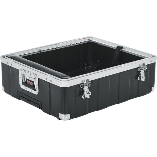  Gator G-MIX-12PU 12 Space ATA Pop-Up Mixer Case with Roller Blade Wheels and Pull-Out Handle