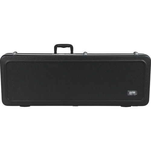  Gator GC-ELECTRIC-LED GC Series Deluxe Molded Case with Built-In LED Light for Electric Guitars (Black)