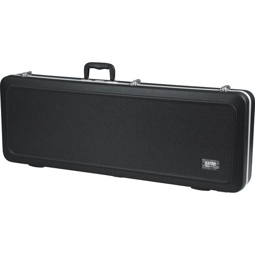  Gator GC-ELECTRIC-LED GC Series Deluxe Molded Case with Built-In LED Light for Electric Guitars (Black)