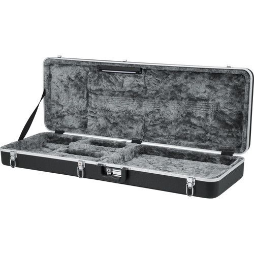  Gator GC-ELECTRIC-LED GC Series Deluxe Molded Case with Built-In LED Light for Electric Guitars (Black)