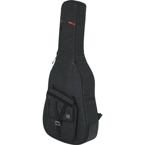  Gator Transit Series Gig Bag for Jumbo Acoustic Guitar (Charcoal)