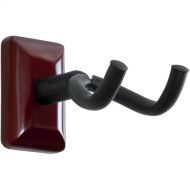 Gator Wall-Mounted Guitar Hanger with Cherry Mounting Plate