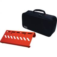 Gator Aluminum Pedalboard with Carry Case (Orange, Small)