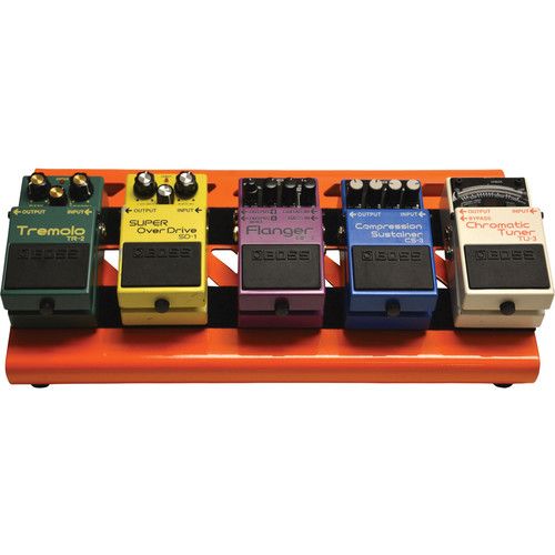  Gator Aluminum Pedalboard with Carry Case (Orange, Small)