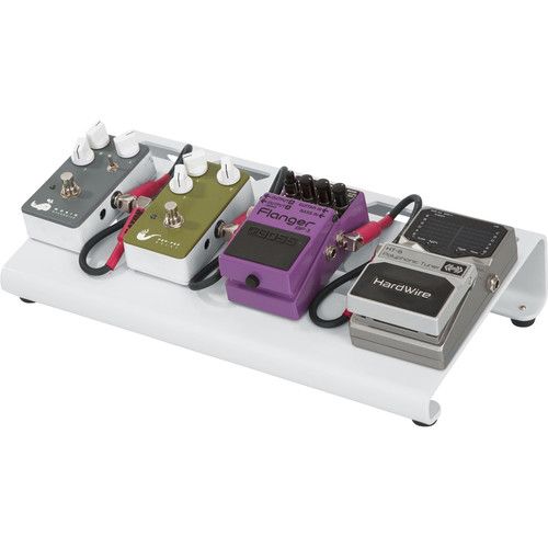  Gator Aluminum Pedalboard with Carry Case (White, Small)