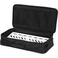 Gator Aluminum Pedalboard with Carry Case (White, Large)