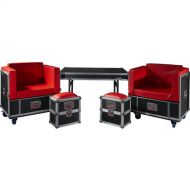 Gator Transformable Backstage Furniture Set into G-Tour Road Case