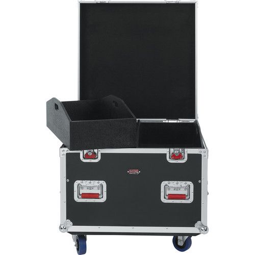  Gator G-Tour Series 12mm ATA Truck Pack Trunk with Casters and Dividers (30 x 30 x 27