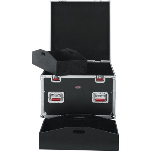  Gator G-Tour Series 12mm ATA Truck Pack Trunk with Casters and Dividers (30 x 30 x 27