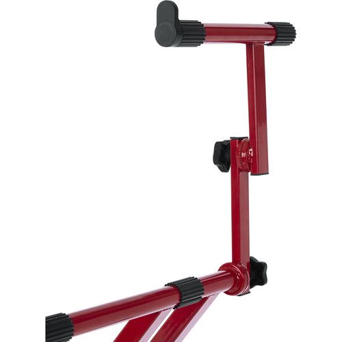  Gator Frameworks Deluxe 2-Tier X-Style Keyboard Stand (Red)