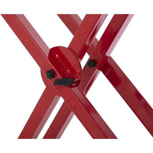  Gator Frameworks Deluxe 2-Tier X-Style Keyboard Stand (Red)