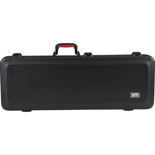  Gator GTSA-GTRELEC-LED TSA Series ATA Molded Case with Built-In LED Light for Electric Guitars (Black)