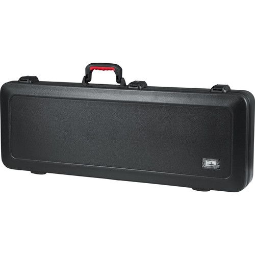  Gator GTSA-GTRELEC-LED TSA Series ATA Molded Case with Built-In LED Light for Electric Guitars (Black)