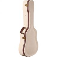 Gator Journeyman Dreadnaught Acoustic Guitar Deluxe Wood Case (Beige)