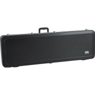 Gator GC-BASS-LED GC Series Deluxe Molded Case with Built-In LED Light for Electric Bass Guitars (Black)