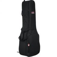 Gator 4G Series Double Gig Bag with Backpack Straps for Acoustic & Electric Guitar